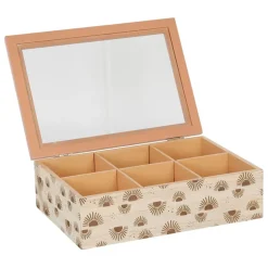 Fabrique de Styles Boîtes*Boite à thé 6 compartiments - sweet leaves