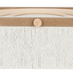 Fabrique de Styles Boîtes*Boite avec couvercle en rotin - blue sand