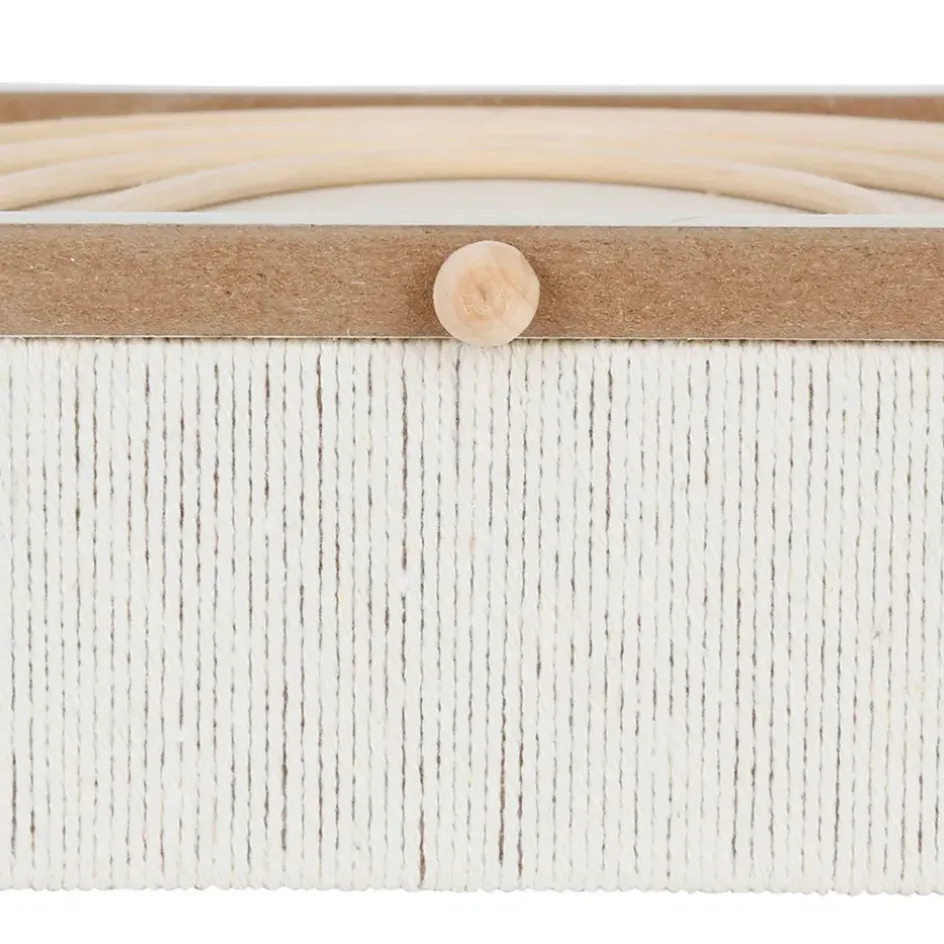 Fabrique de Styles Boîtes*Boite avec couvercle en rotin - blue sand