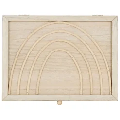 Fabrique de Styles Boîtes*Boite avec couvercle en rotin - blue sand