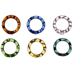 Fabrique de Styles Serviettes De Table*Boite de 6 ronds de serviette en verre - Colorea