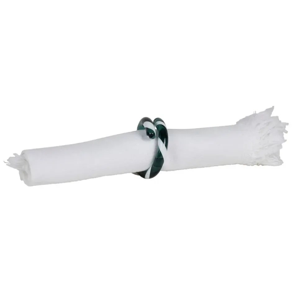 Fabrique de Styles Serviettes De Table*Boite de 6 ronds de serviette en verre - Colorea