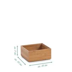 Fabrique de Styles Rangements Salle De Bain*Boite de rangement en bambou 15x15xh7cm