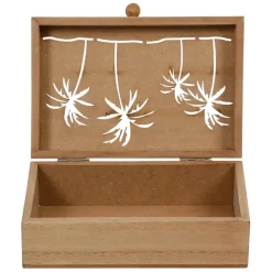 Fabrique de Styles Boîtes*Boite gigogne avec couvercle x2 sweet leaves 22x14.5xh7+16x10.5xh5.5cm mdf