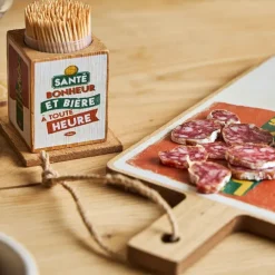 Fabrique de Styles Petits Rangements*Boite pics apéro en bambou et pin - Copains d'Abord