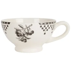 Fabrique de Styles Bols Et Coupelles*Bol avec anse en faïence 45cl - Damier