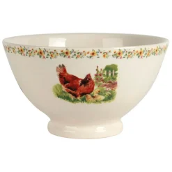 Fabrique de Styles Bols Et Coupelles*Bol en faïence poule 75cl - Collection