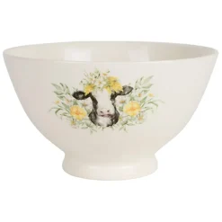 Fabrique de Styles Bols Et Coupelles*Bol en faïence vache 75cl - Collection