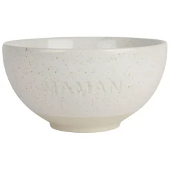 Fabrique de Styles Bols Et Coupelles*Bol maman en grès écru moucheté 70cl