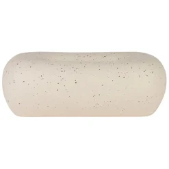 Fabrique de Styles Petits Objets Déco*Boîte à mouchoir en grès blanc moucheté - Klosen