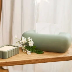 Fabrique de Styles Petits Objets Déco*Boîte à mouchoir en grès - Klosen