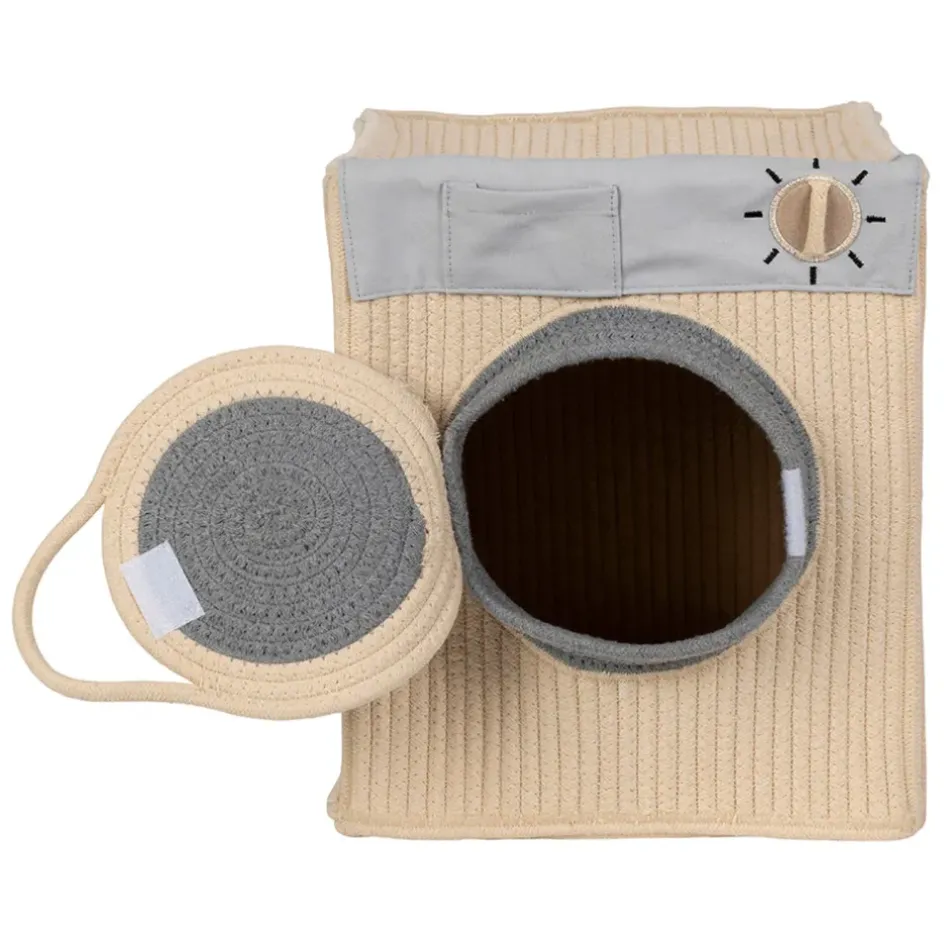 Enfant Fabrique de Styles Déco*Boîte rangement lave-linge en coton écru - Sweetdream
