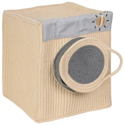 Enfant Fabrique de Styles Déco*Boîte rangement lave-linge en coton écru - Sweetdream