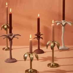 Fabrique de Styles Photophores, Bougeoirs Et Lanternes*Bougeoir en aluminium d10xh15cm - Tropic Étoile