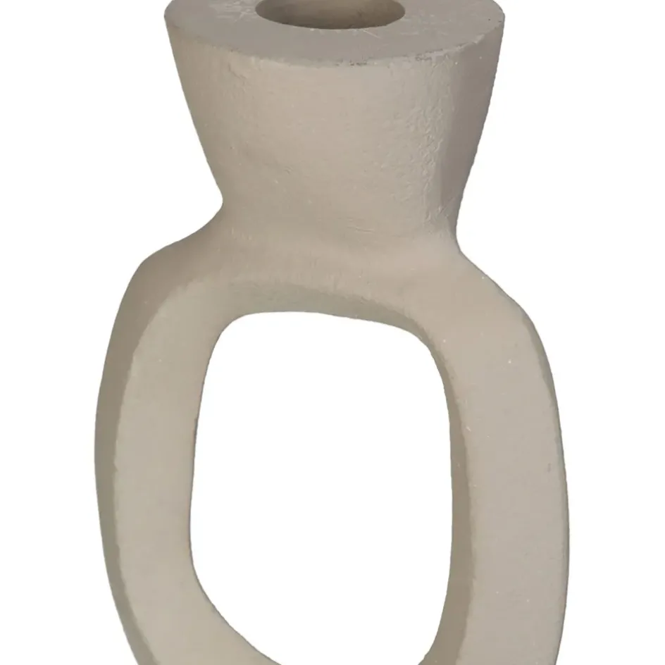 Fabrique de Styles Photophores, Bougeoirs Et Lanternes*Bougeoir en aluminium 15x7xh37cm