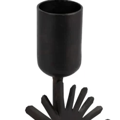 Fabrique de Styles Photophores, Bougeoirs Et Lanternes*Bougeoir en fer h15cm - Heolio