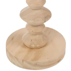 Fabrique de Styles Photophores, Bougeoirs Et Lanternes*Bougeoir en pin h33.5cm - Boise