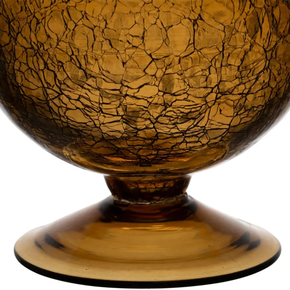 Fabrique de Styles Photophores, Bougeoirs Et Lanternes*Bougeoir en verre h15.4cm - Oanez