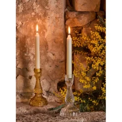 Fabrique de Styles Photophores, Bougeoirs Et Lanternes*Bougeoir en verre h17cm - Ceresse