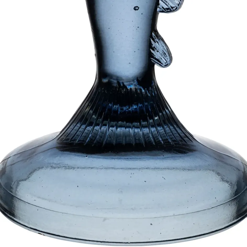 Fabrique de Styles Photophores, Bougeoirs Et Lanternes*Bougeoir poisson en verre h20cm - Oanez