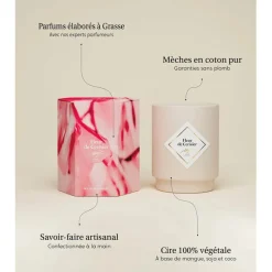 Fabrique de Styles Bougies Parfumées*Bougie Bijou Bracelet Or bille beige Fleur de cerisier 45h