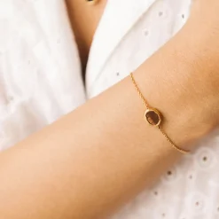 Fabrique de Styles Bougies Parfumées*Bougie Bijou Bracelet Or pierre Oreil du tigre lavande boisé 50h