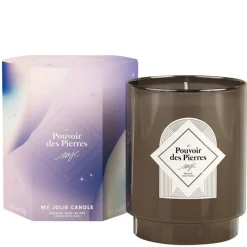 Fabrique de Styles Bougies Parfumées*Bougie Bijou Collier Or pierre Lazurite lavande boisé 50h