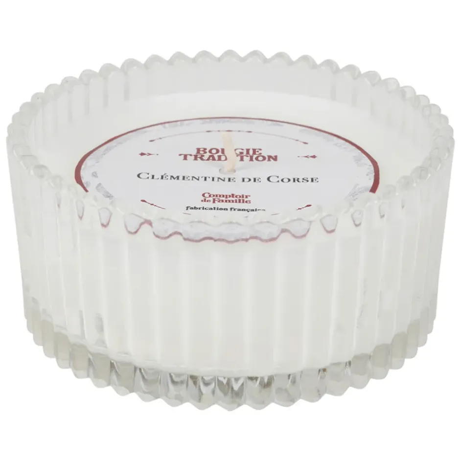 Fabrique de Styles Bougies Parfumées*Bougie en verre senteur clémentine 180g