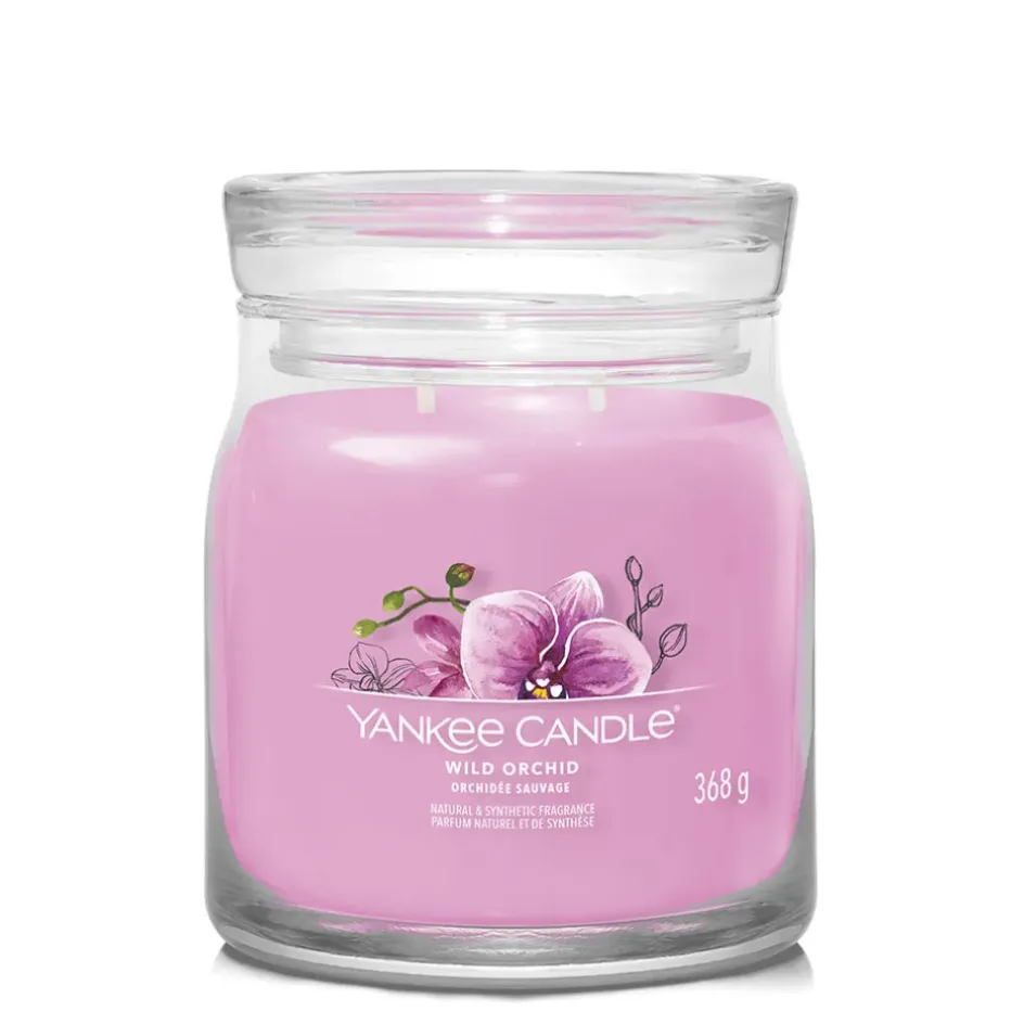 Fabrique de Styles Bougies Parfumées*Bougie jarre parfumée Orchidée sauvage 65h