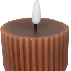 Fabrique de Styles Déco Lumineuse*Bougie led pilier h24.5cm