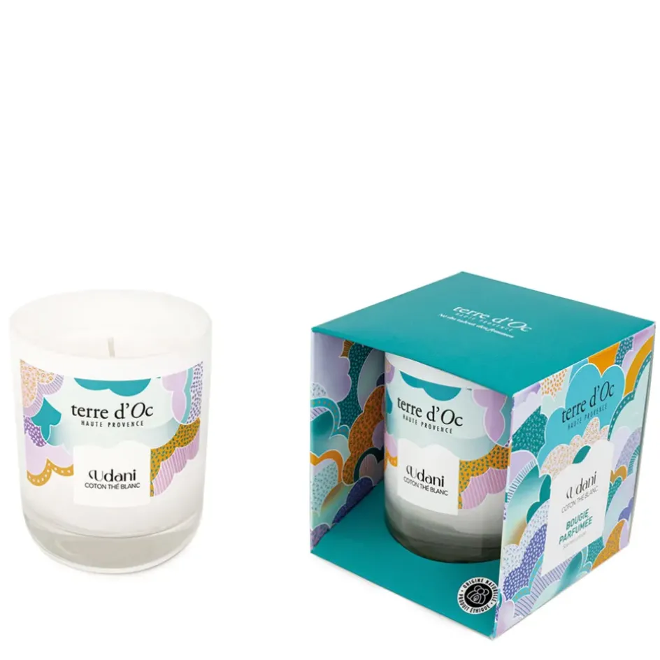 Fabrique de Styles Bougies Parfumées*Bougie parfumée Coton Thé Blanc- Udani