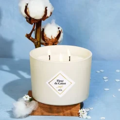 Fabrique de Styles Bougies Parfumées*Bougie parfumée Fleur de coton 70h