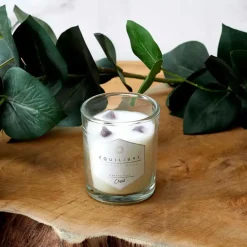 Fabrique de Styles Bougies Parfumées*Bougie parfumée Jasmin avec pierre 12h