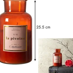 Fabrique de Styles Bougies Parfumées*Bougie parfumée pivoine 110h - Apothicaire