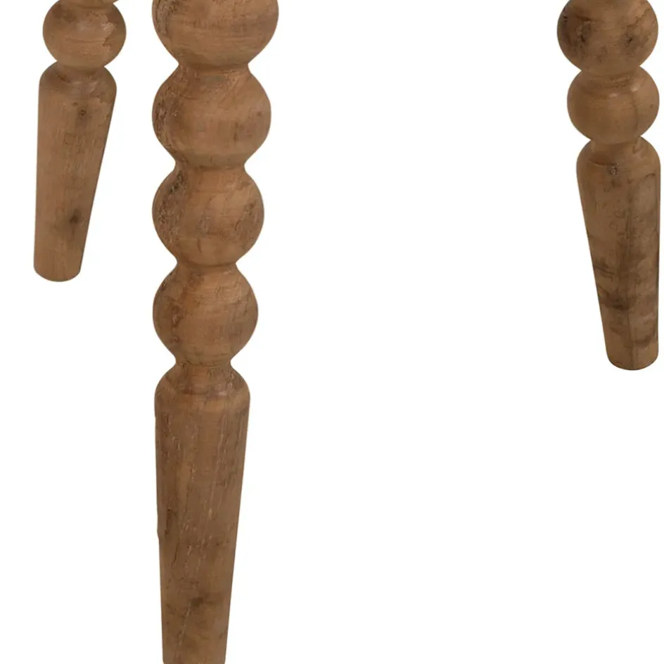 Fabrique de Styles Bouts De Canapé Et Tables D'appoint*Bout de canapé rond en bois recyclé d34cm - Campagne