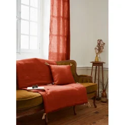 Fabrique de Styles Couvre-lits*Bout de lit en lin lavé 90x200cm - Soline