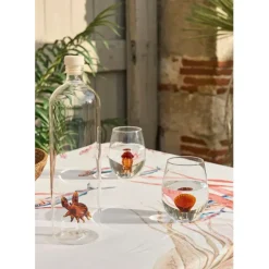 Fabrique de Styles Carafes Et Pichets*Bouteille crabe en verre borosilicate 1.5l - Océan