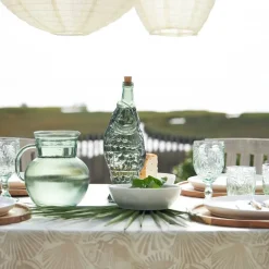 Fabrique de Styles Carafes Et Pichets*Bouteille Poisson en verre recyclé sablé 1.1l