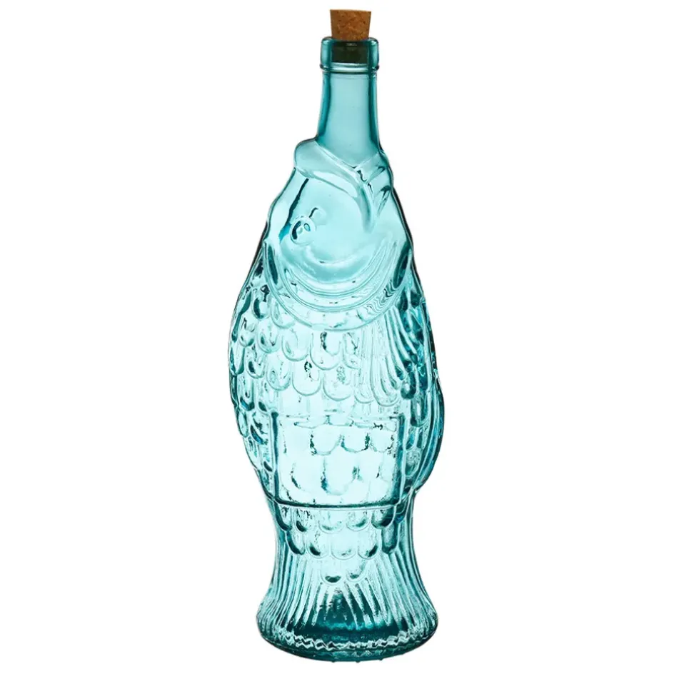 Fabrique de Styles Carafes Et Pichets*Bouteille poisson 1.1l en verre recyclé