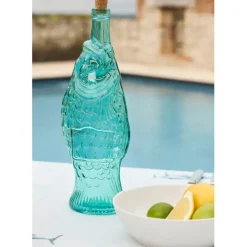 Fabrique de Styles Carafes Et Pichets*Bouteille poisson 1.1l en verre recyclé