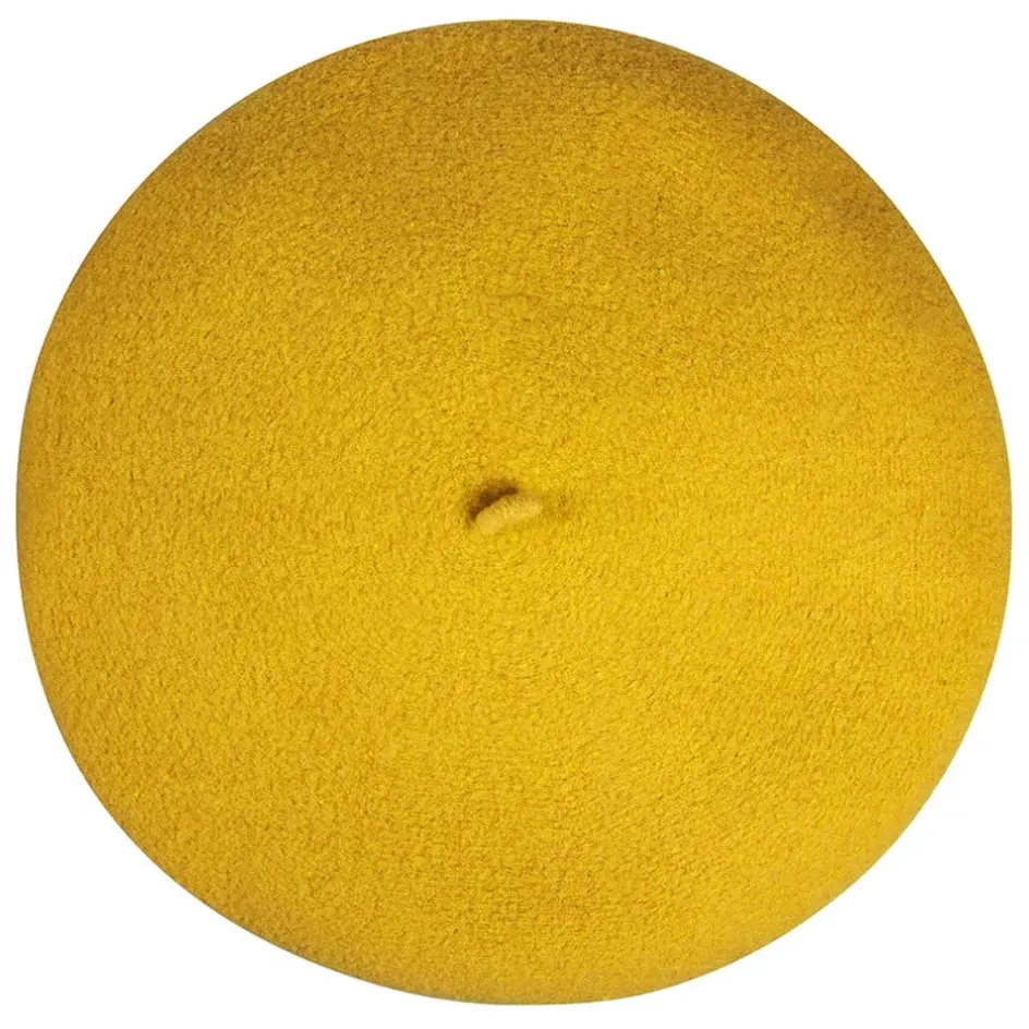 Fabrique de Styles Accessoires Mode*Béret Curcuma Laulhère 100% laine de Merinos - Taille unique