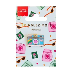 Fabrique de Styles Accessoires Mode*Broche pin's émaillé camera