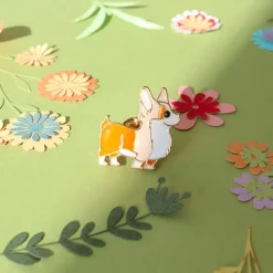 Fabrique de Styles Accessoires Mode*Broche pin's émaillé corgi
