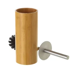 Fabrique de Styles Accessoires Wc*Brosse de toilette salle de bain bambou 10x23cm