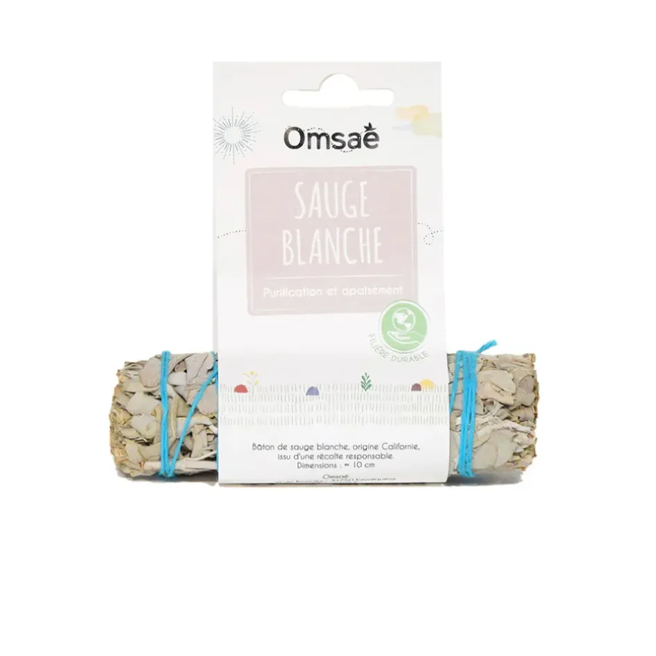 Fabrique de Styles Méditation Et Yoga*Bâton de sauge blanche 10cm