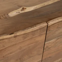 Fabrique de Styles Buffets Et Vitrines*Buffet 3 portes en acacia et pieds en fer noir - Brooklyn