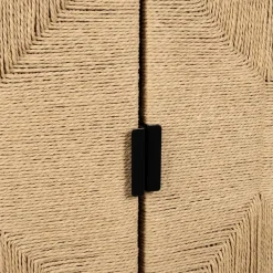 Fabrique de Styles Buffets Et Vitrines*Buffet 2 portes en naturel et noir h90cm - Kenda