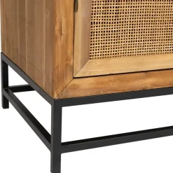 Fabrique de Styles Buffets Et Vitrines*Buffet bas en sapin et bambou L80cm - Tamba