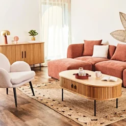 Fabrique de Styles Buffets Et Vitrines*Buffet en placage chêne 140x45cm - nola