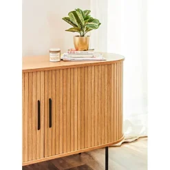 Fabrique de Styles Buffets Et Vitrines*Buffet en placage chêne 140x45cm - nola